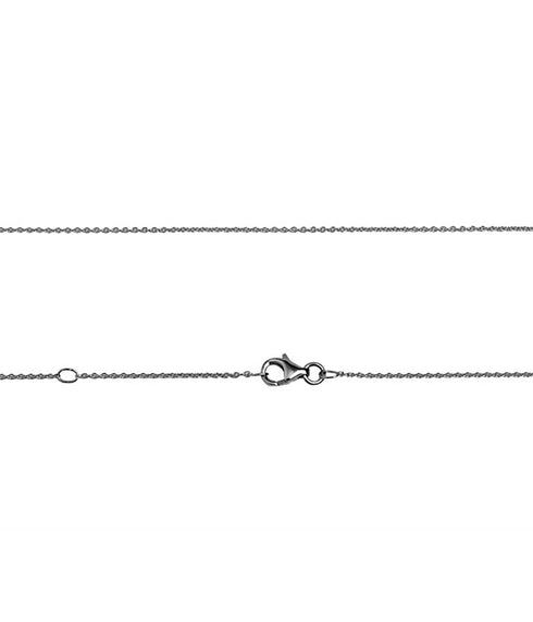 Mini Link Chain 16"-18" Adjustable - Oxidized